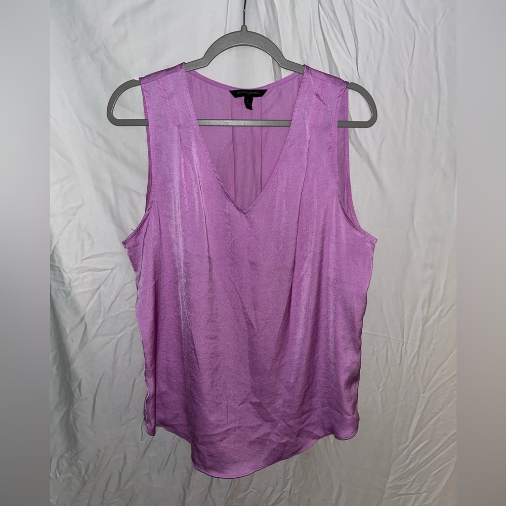 Banana Republic Sleeveless Blouse, Size Large